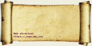 Hana Radovanović vizit kartica